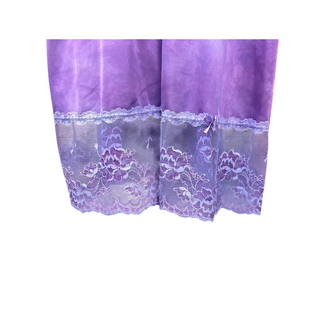 Vintage Vanity Fair Full Slip Dress Watercolor Fairycore Romantic Boho Lingerie - Picture 3 of 6